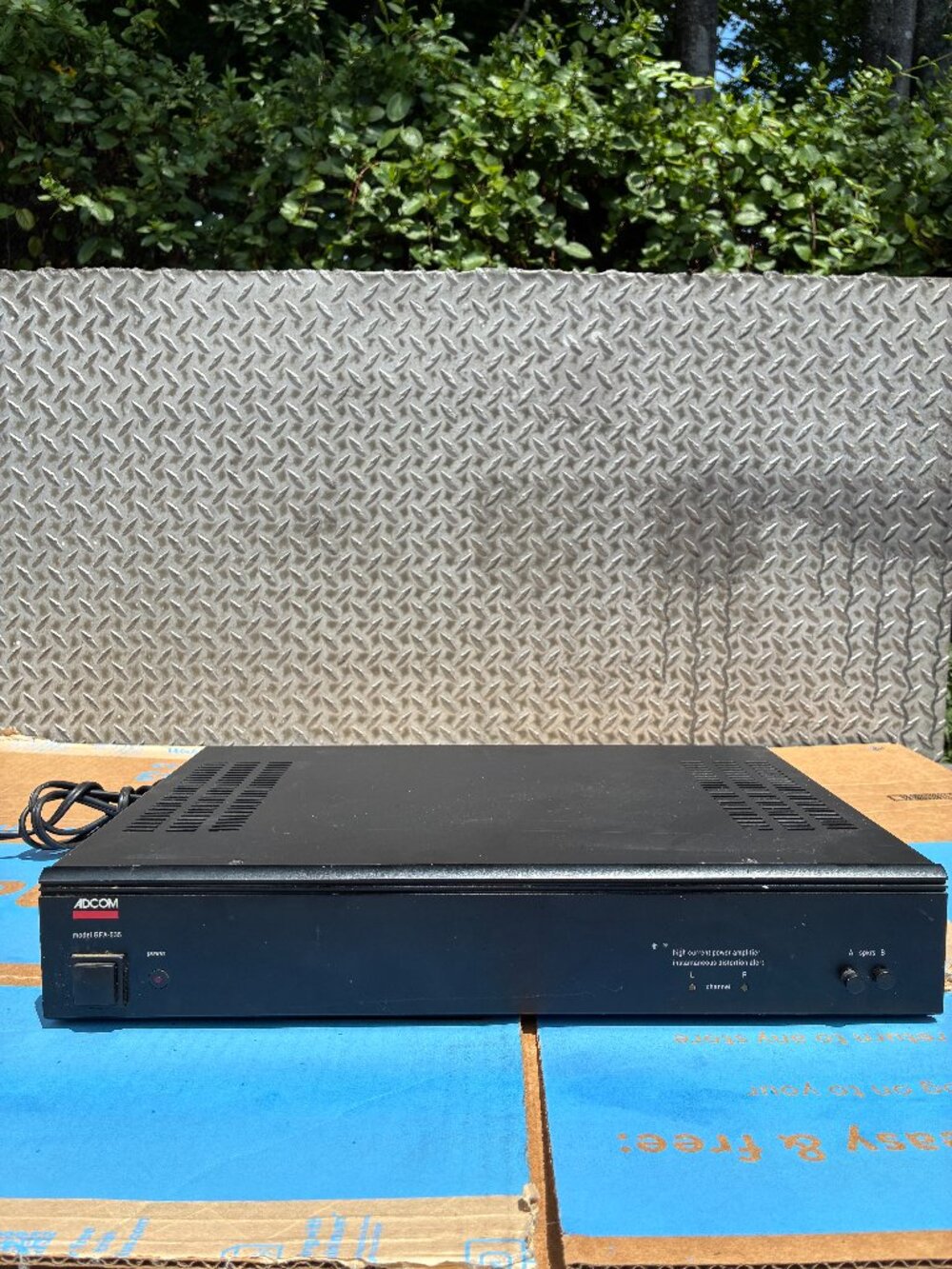 Adcom GFA-535 High Current Power Amplifier Stereo Amp Vintage Audio PARTS REPAIR